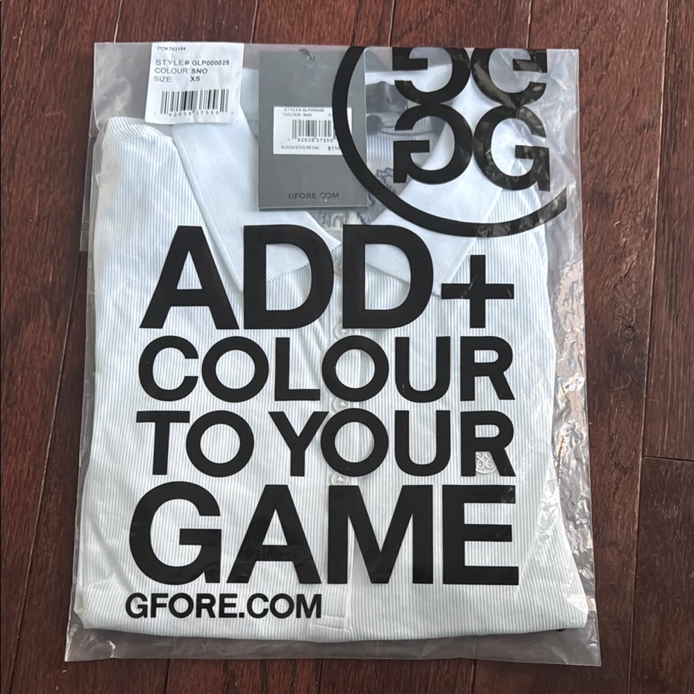 G/FORE Light Blue Golf Shirt